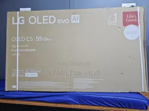 LG 55 Inch Oled Evo Ai C5 HDR Smart TV 55c5
