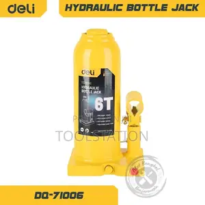 Hydraulic Bottle Jack 6 Ton Deli Tools Heavy Duty EDQ710066T