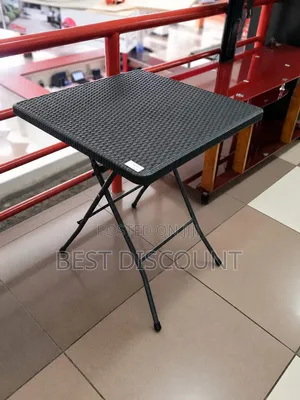 Square Black Table Foldable