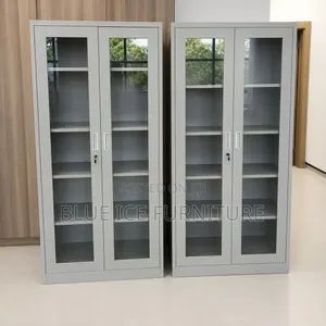 Heavy Duty Glass Door Office Filling Cabinet