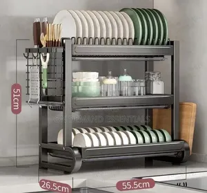 3-Tier Heavy Duty Premium Dish Rack