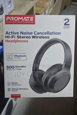 Promate Conford Active ANC Hi-Fi Stereo Wireless Headphones