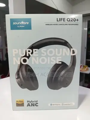Soundcore by Anker Life Q20+ Wireless Noise-Cancelling Headphones.