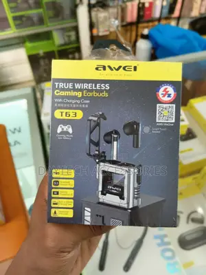 The Awei T63 True Wireless Gaming Earbuds.