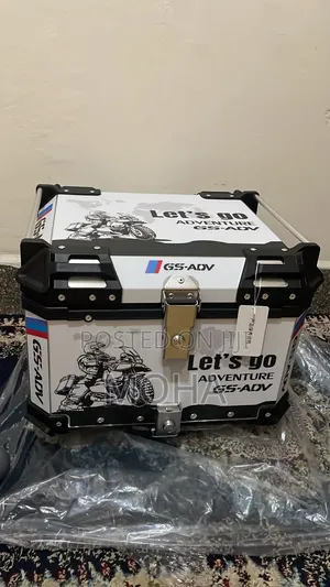 Motorcycle Aluminium Top Box 55 Litres