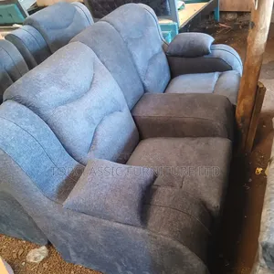 2seater Semi Recliner Gray and Brown 