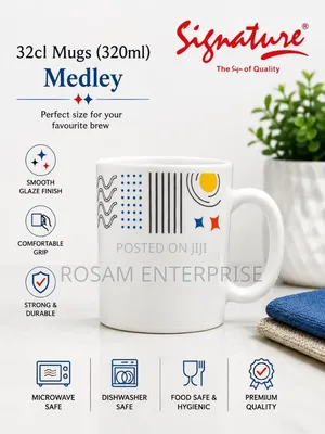 Set of 6pc Signature Cups