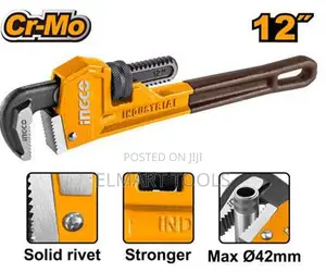 Ingco HPW0812 Pipe Wrench "Size:12"" (300mm)