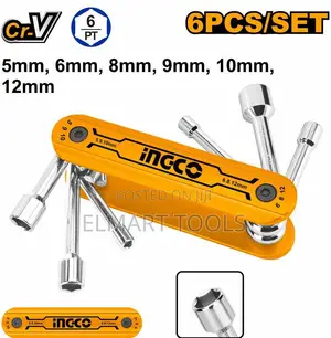 Ingco HFND0601 6 PCS Folding Nut Driver Set