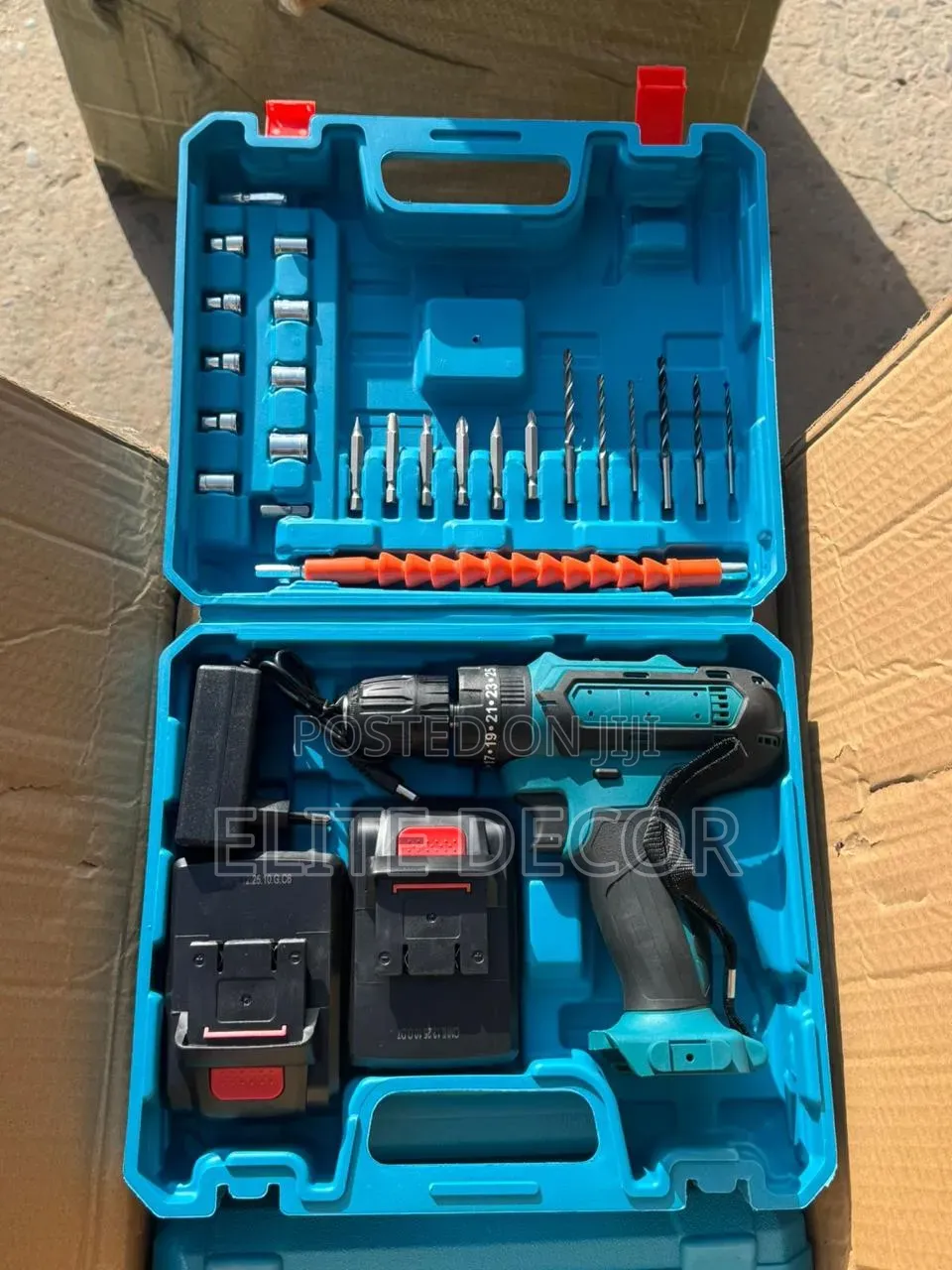 26V Cordless Electric Drill Kit – Rechargeable Power Drill