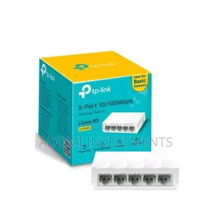 TP-Link LS1005 LiteWave 5-Port 10/100Mbps Desktop Switch,