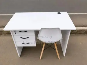 Modern Office Desk With Chair -Stylish, Durable Space Saving