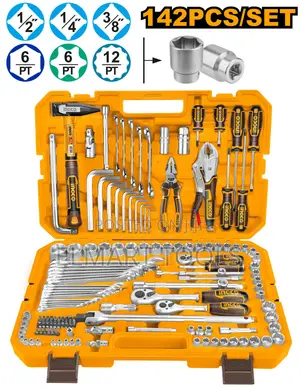 Ingco HKTHP21421 142 PCS Combination Tools Set