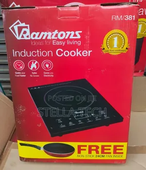 Ramtons Single Induction Cooker With Free Pan