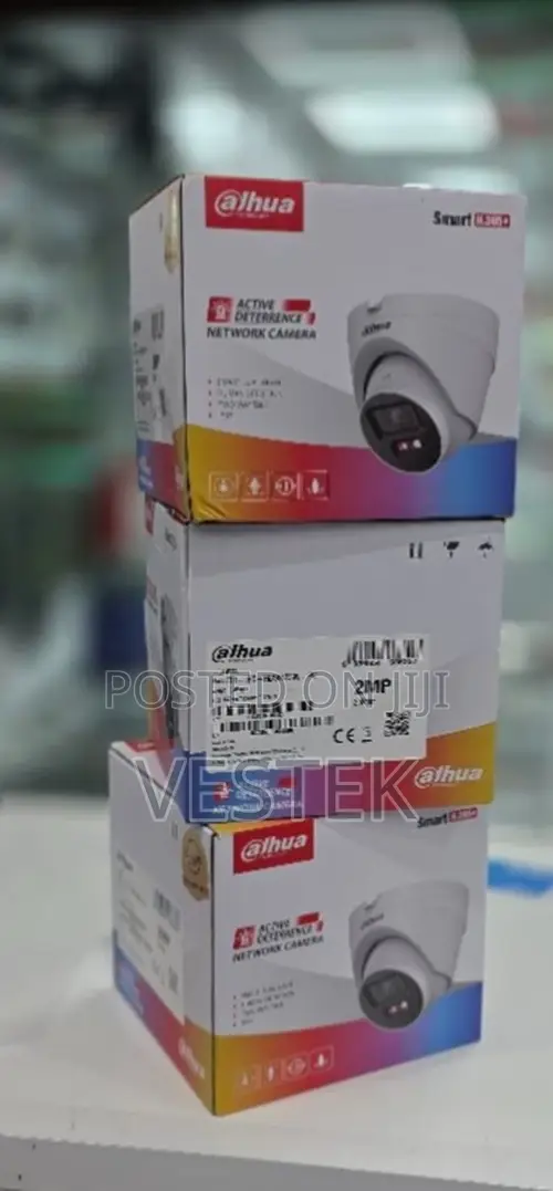 IP Dahua Active Deterrence 2MP Outdoor Network Camera 2 Way Talk