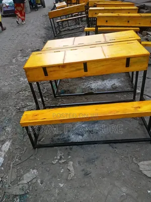 School 3seater Desk