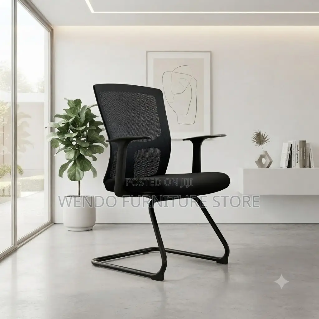 Office Chairs; Mid Back Mesh Office Chairs With Sled Basement