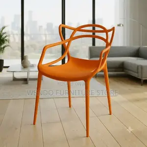Dining Chairs; Plastic Armless Dining Colored Chairs