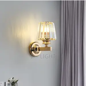 LED Crystal Wall Lamp for Living Room Bedroom Corridor Indoor Decor