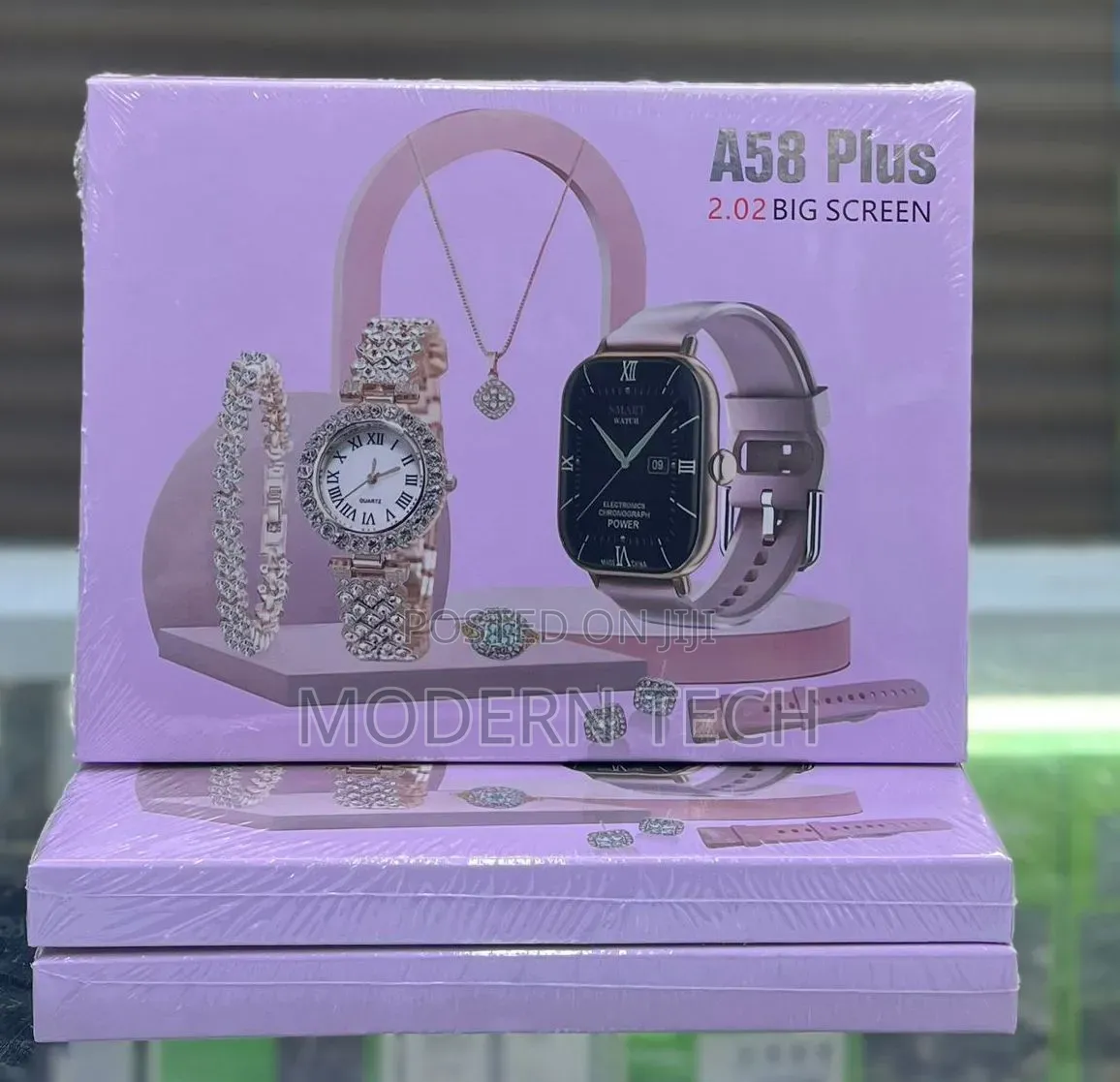 A58 Plus 2.01" Bluetooth Calling Smartwatch –
