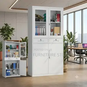 Office Cabinet; Steel Home Office Steel Two Doors Files Store Cabinet