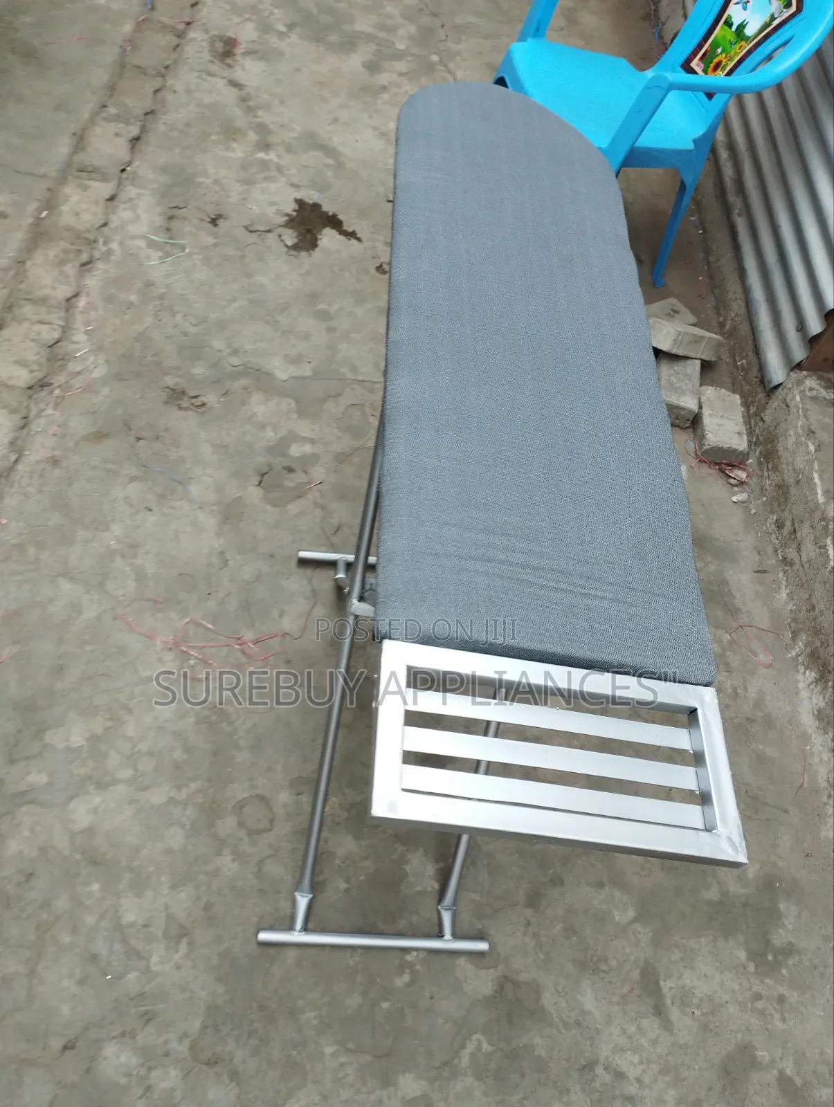 Metallic Ironing Board - Durable, Foldable and Adjustable