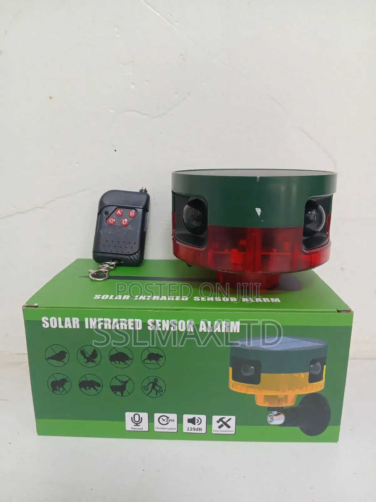 Solar Alarm Motion Sensor