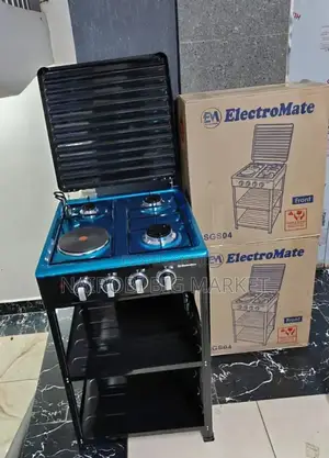 With Shelves 3+1 Table Gas Cooker