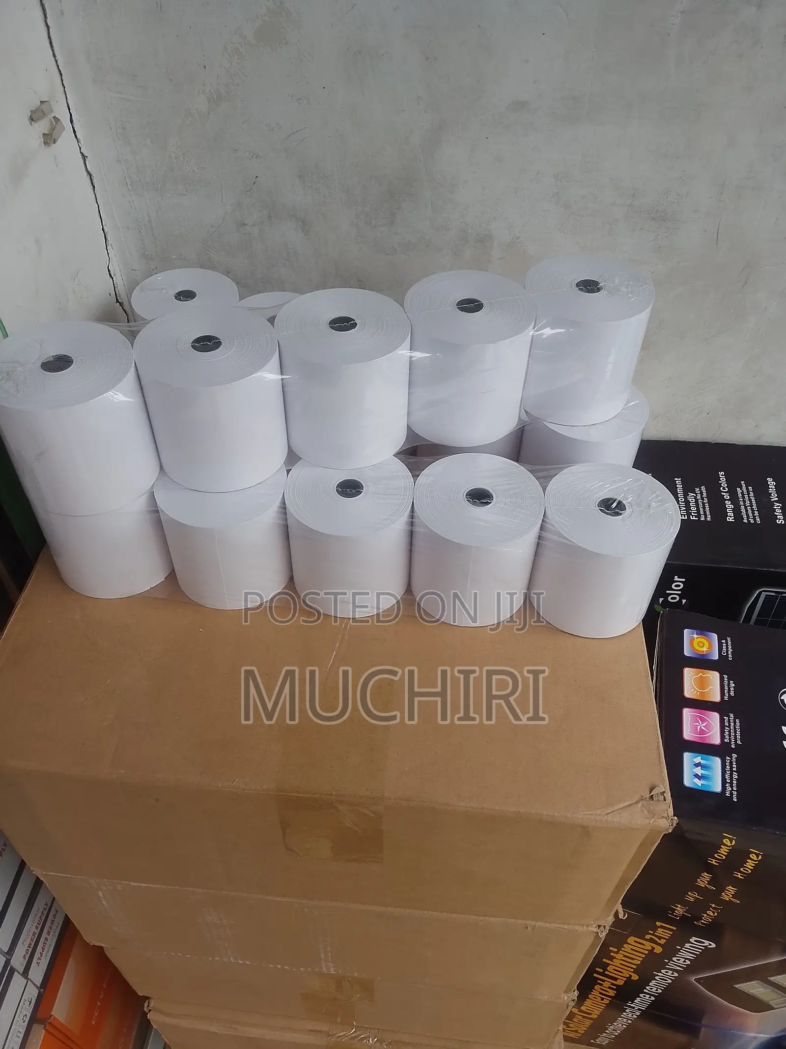 80 X 79mm Box Thermal Rolls 50 Rolls