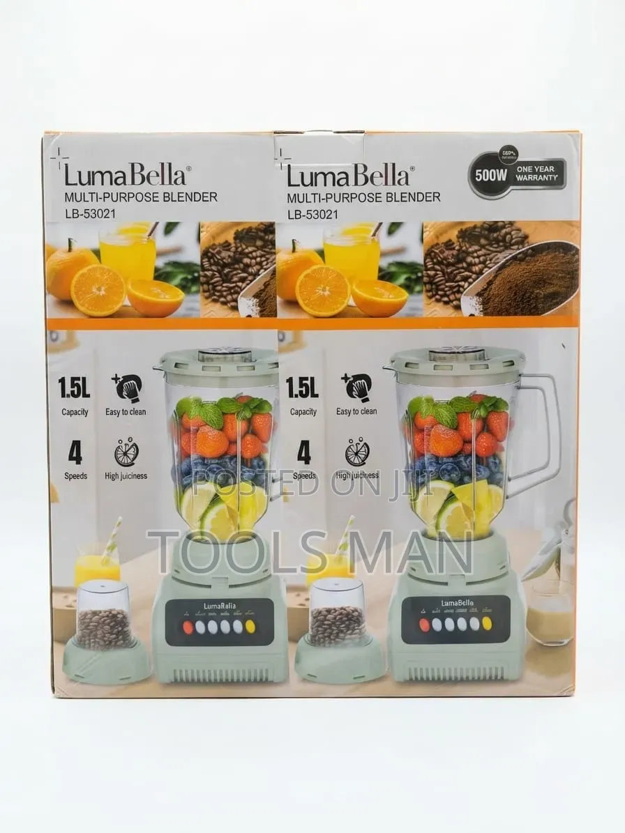 LumaBella Multi-Purpose Blender LB-53021 500W.