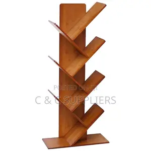 Home Office Wooden Tree Bookcase