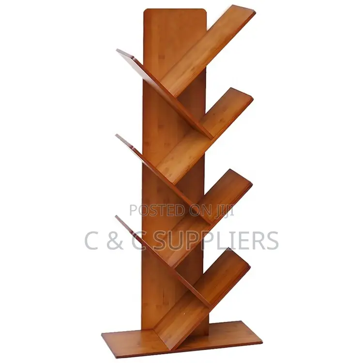 Home Office Wooden Tree Bookcase