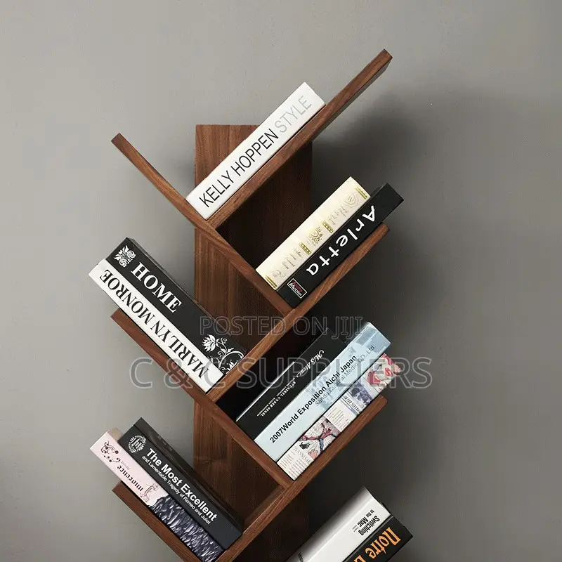 Home Office Wooden Tree Bookcase