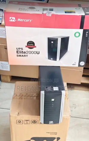 Elite Mercury 2000VA Smart UPS With 4 UK Plugs