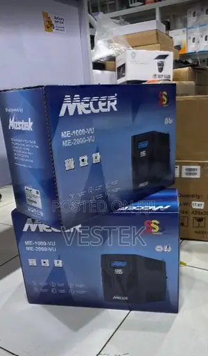 Mecer 1kva 600w Ups With 2×12v 7ah Sla Batteries