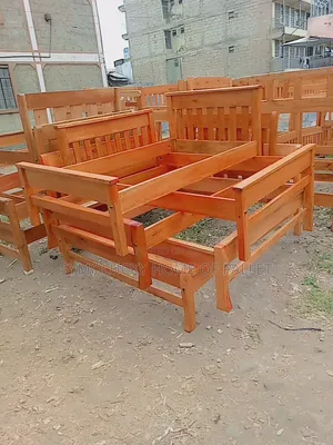 4*6 Hardwood Bed- Extra Heavy Gauge Modern Bed