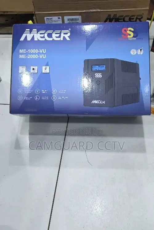 Mecer 1kva 600w Ups With 2×12v 7ah Sla Batteries
