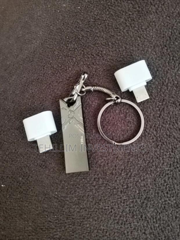 GUEETON 128gb Metal OTG USB Flash Drive - thumbnail 3