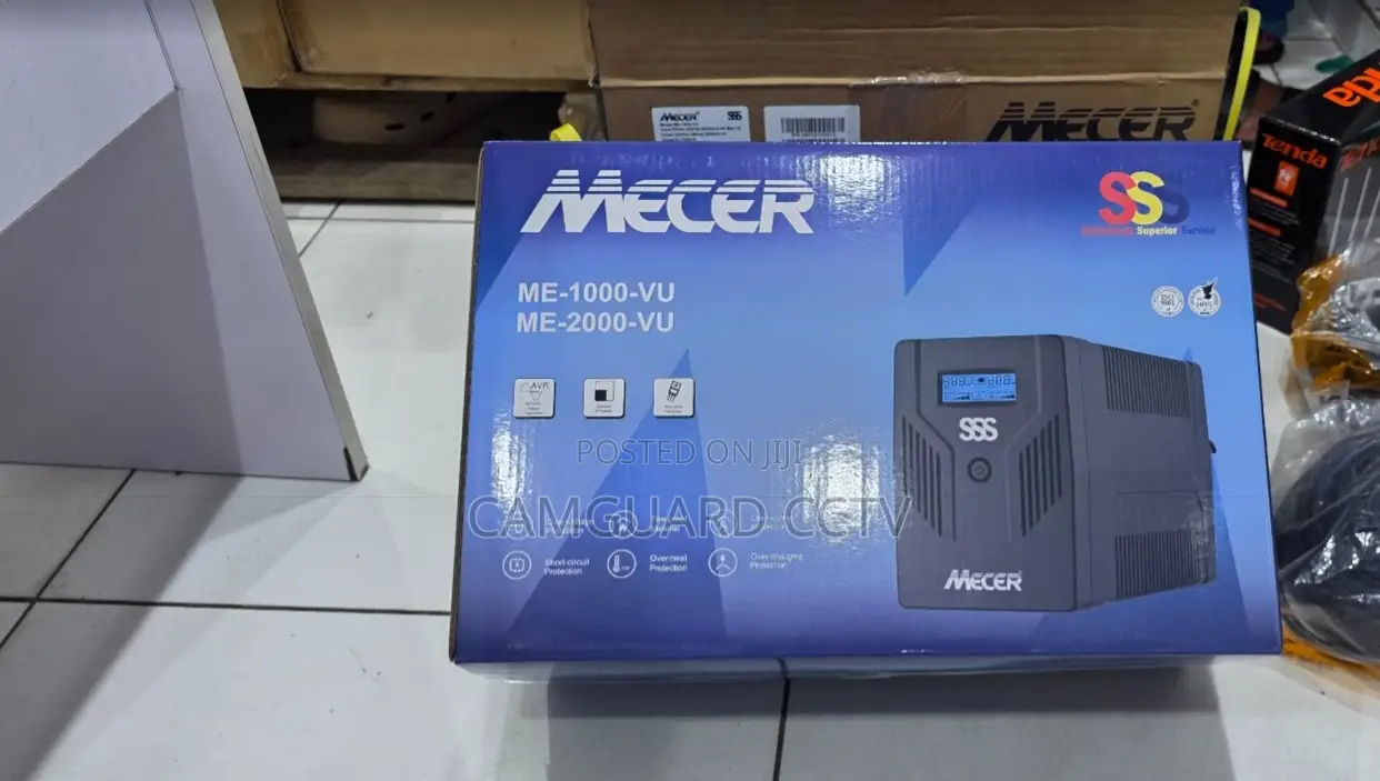 Mecer 1000VA UPS 600W for Office Network Equipment