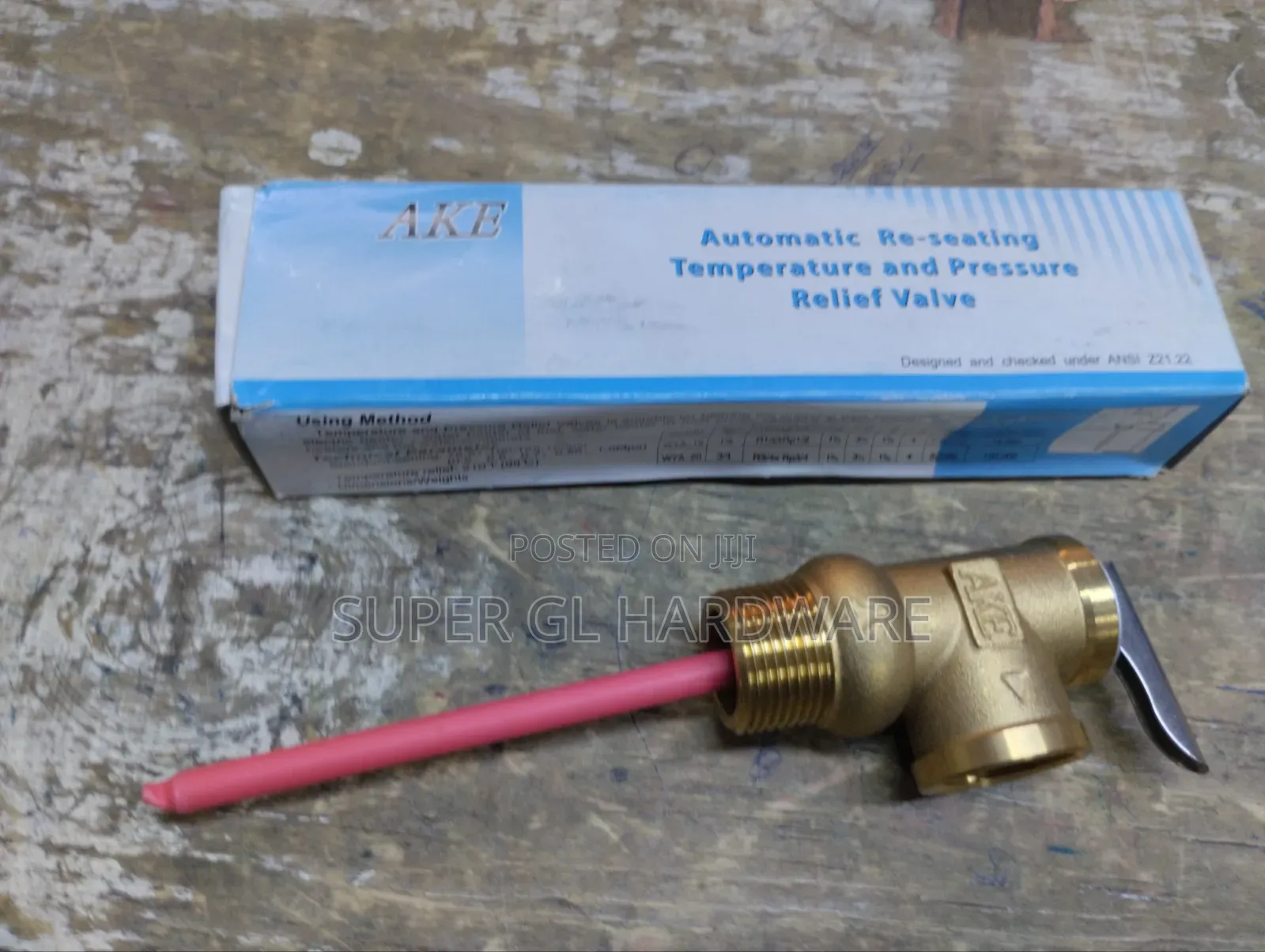 Temperature and Pressure Relief Valve
