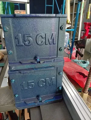 Concrete Cube Test Mould 15cm – Durable Cast Iron Construction