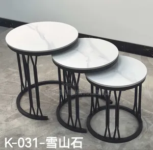 3 in 1 Executive Pure Marble Coffee Table