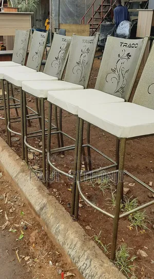 Green Powdercoated High Bar Chairs