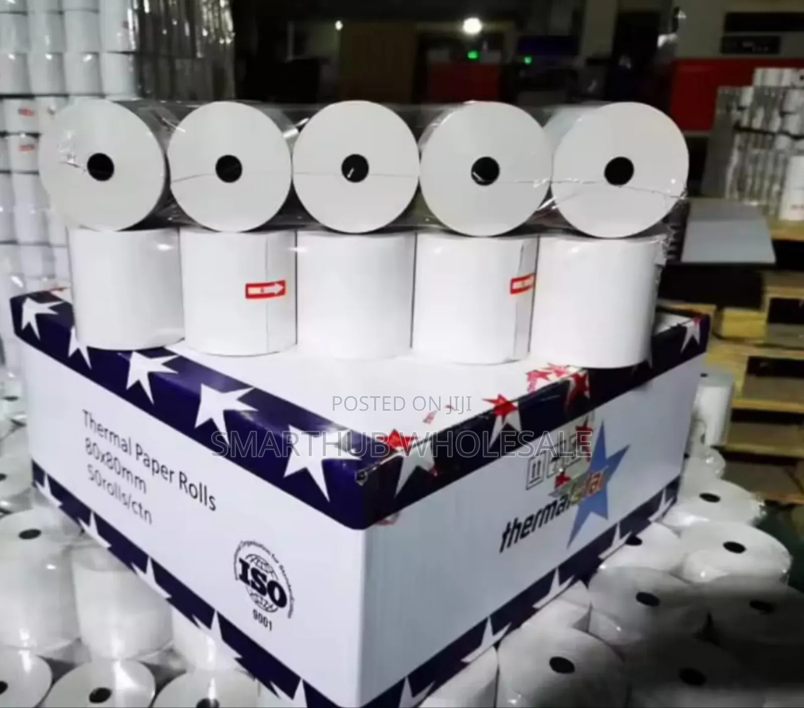  80mm Thermal Rolls
 65gsm Quality