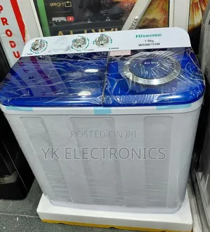 Hisense 7.5Kg Twin Tub Washing Machine WSQB753W