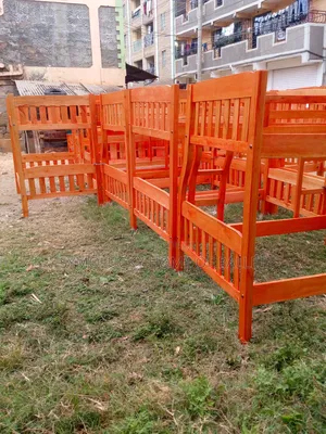 Double Decker _ Double Decker- Hardwood Framed 4*6 by 3.5*6 Twin Sized