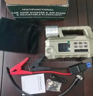 High Power, Jump Starter Digital Compressor, Adjustable Flash Light