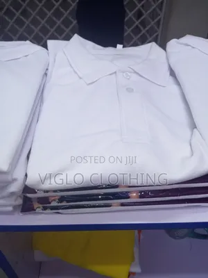White Plain Poloshirts in Wholesale and Single Orders