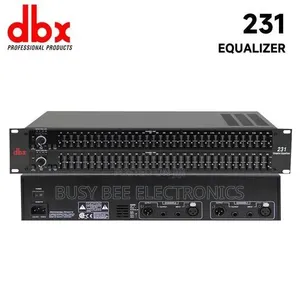 DBX 231 Dual Channel 31-Band Graphic Equalizer- Black