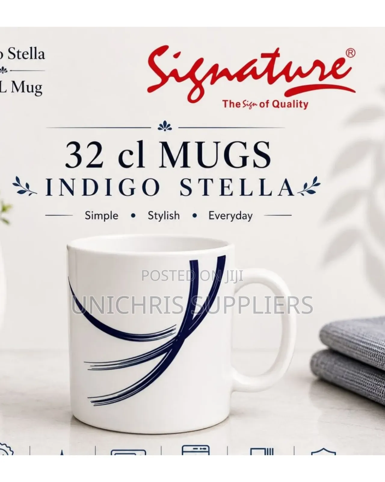 Smart Signature Set of 6 Cups